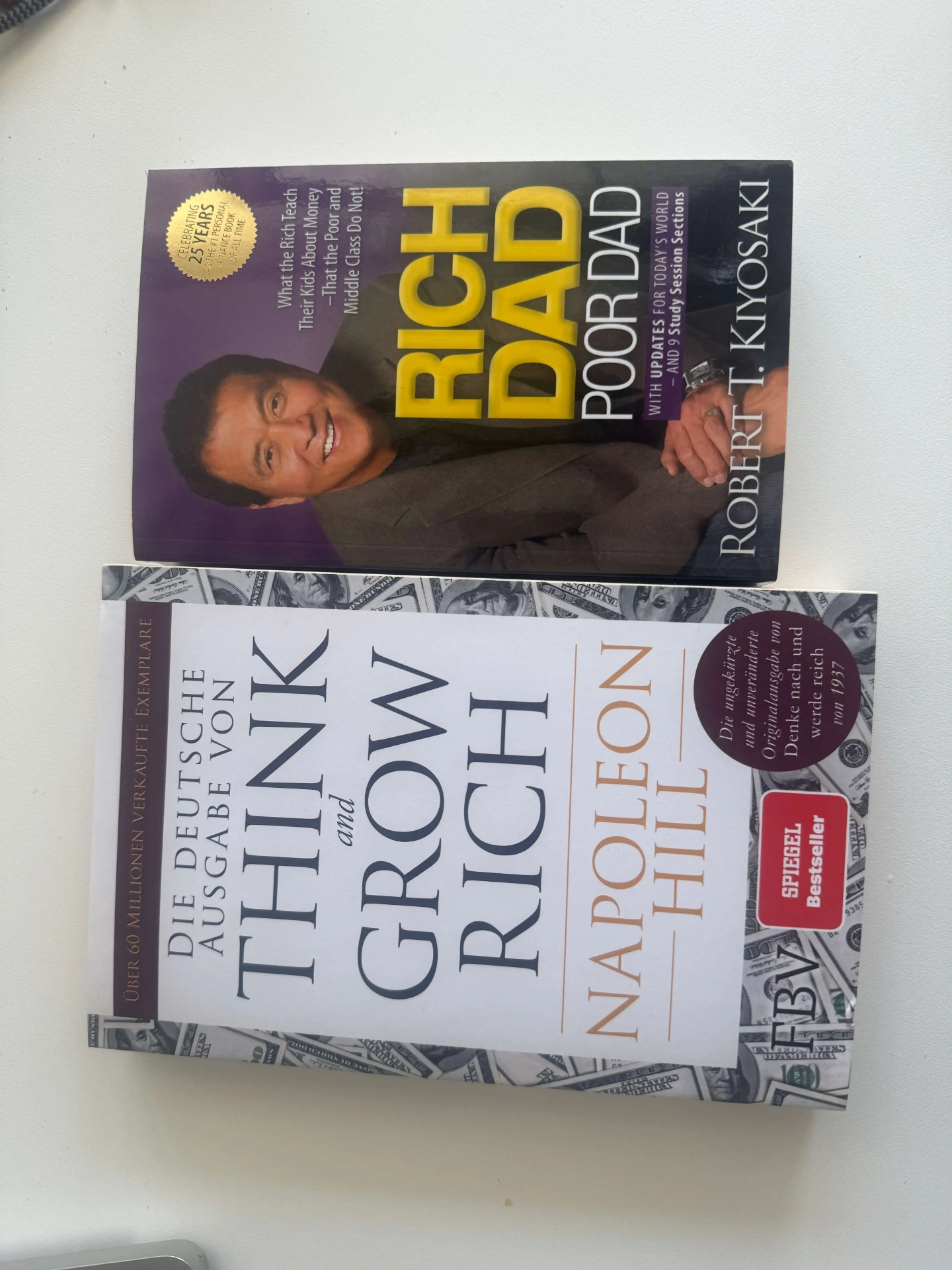 Business Bücher: Rich Dad Poor Dad und Think and Grow Rich