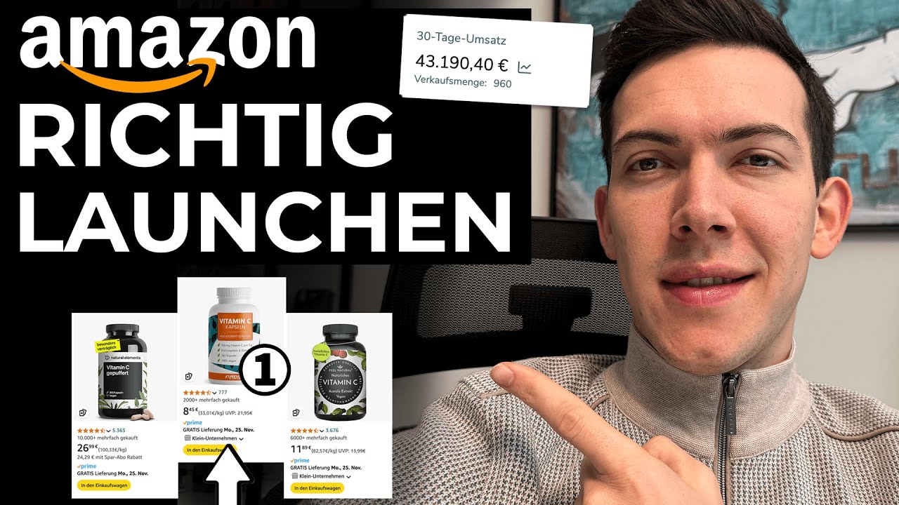 Amazon FBA Launch: Neue Produkte in 3 Schritten nach ganz oben bringen